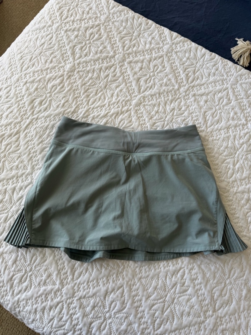 lululemon steel blue / grey athletic skort